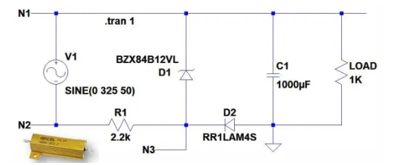 Power supply without transformer